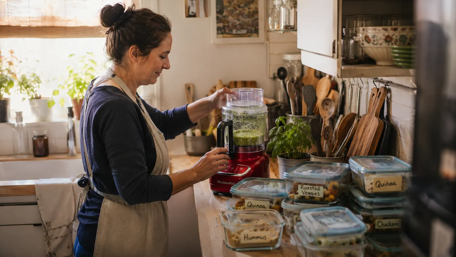 How to Meal Prep Fast With a Food Processor
